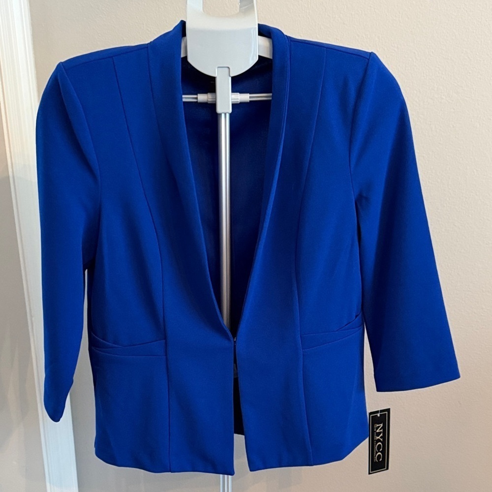 NYC Women's Vibrant Blue Suit Jacket